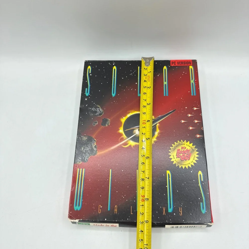 Solar Winds Galaxy PC OS 3.5 Disk  Vtg Big Box 1994 Moon Doggie B&N Co. Sci Fi